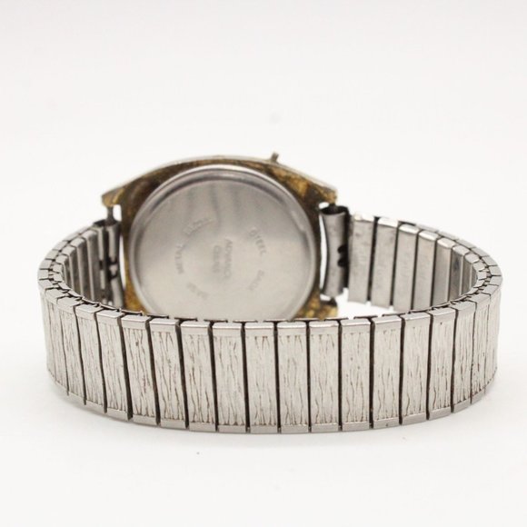 Vintage ADVANCE Digital Watch Mens Classic Retro Silver Tone Expandable Band - Picture 7 of 8